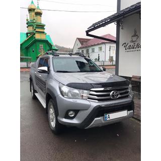 Strešné lyžiny s priečnikmi (2 ks, chróm) Toyota Hilux 2015– fotografia 2