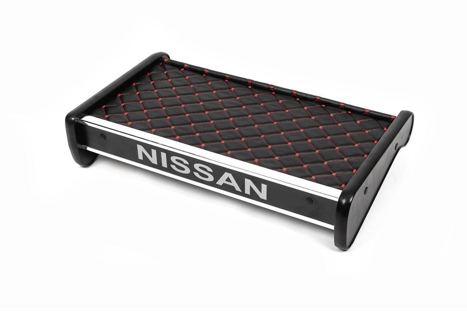 Nissan Primastar 2002–2014 Polička na palubnú dosku (2001-2010, čierna s červeným prešívaním) Image