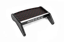 Nissan Primastar 2002–2014 Polička na palubnú dosku (2010-2014, čierna s červeným prešívaním) fotografia 3