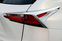 Lexus NX 2014–2021 Chrómové kryty zadných svetiel (2 ks, ABS) fotografia 1