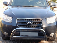 Hyundai Santa Fe 2 2006–2012 Winbo predný ochranný rám (nerez) fotografia 3