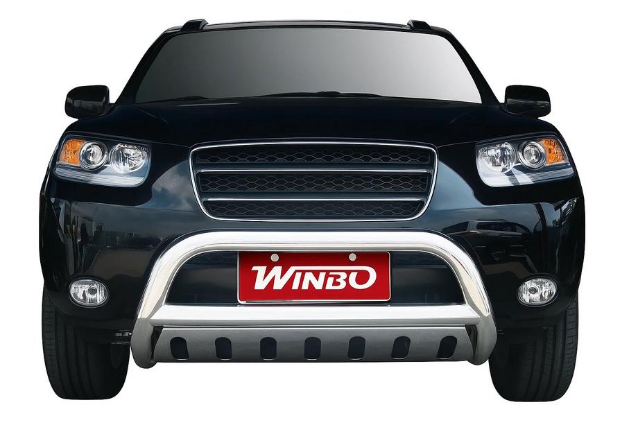 Hyundai Santa Fe 2 2006–2012 Winbo predný ochranný rám (nerez) Image