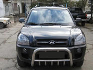 Hyundai Tucson JM 2004– Winbo V1 predný ochranný rám (nerez) fotografia 4