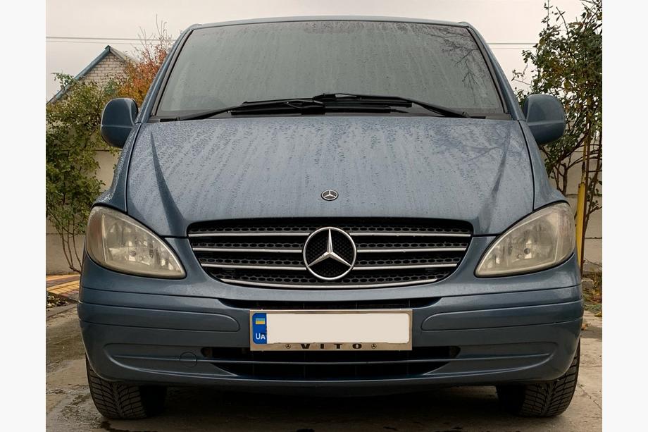 Mercedes Vito W639 2004–2014 Chrómový rámček ŠPZ (1 ks, nerezová oceľ) Image