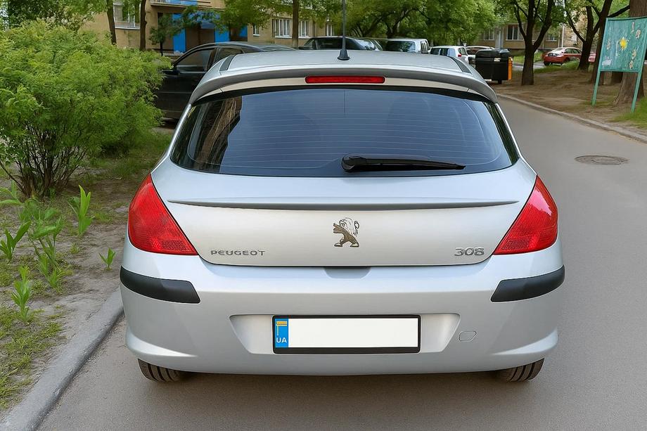Peugeot 308 2007–2013 Spojler Libao (ABS plast) Image