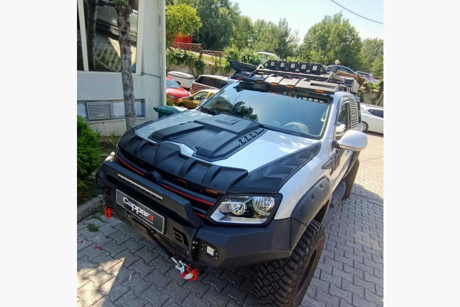 Volkswagen Amarok 2010–2022 Sada krytov kapoty DRAGON (3 ks) Fotografia 6