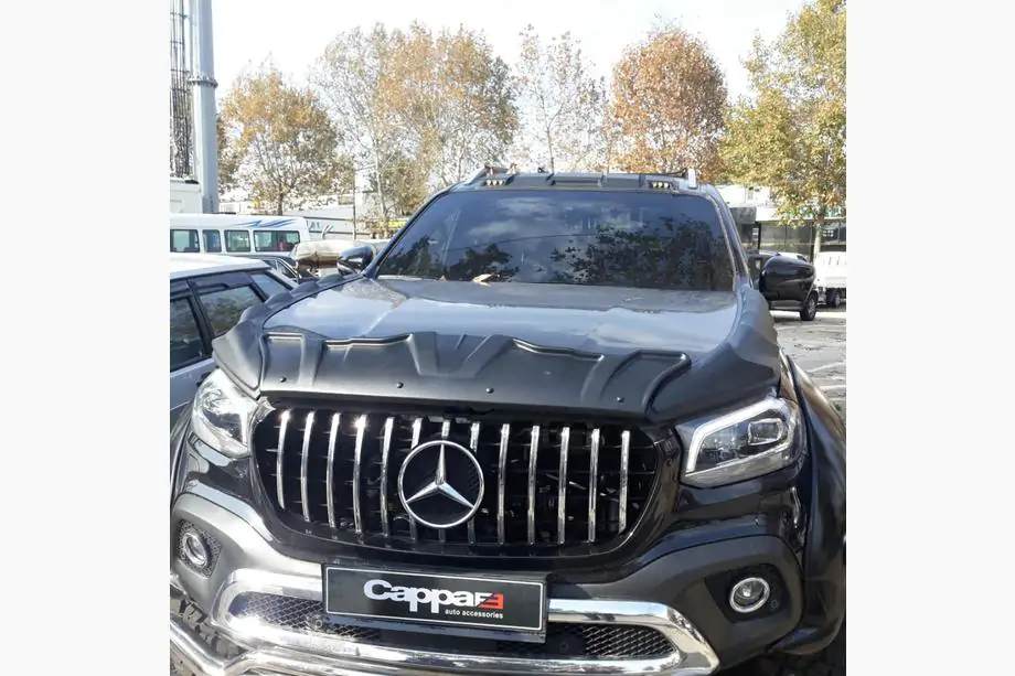Mercedes X class 2017–2020 Sada krytov kapoty DRAGON (3 ks) Fotografia 2