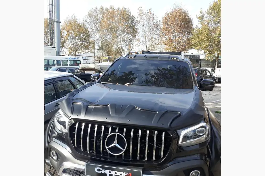 Mercedes X class 2017–2020 Sada krytov kapoty DRAGON (3 ks) Fotografia 4