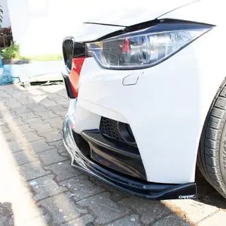 Lip spojler predného nárazníka EuroCap (čierny, pre M-Performance) BMW rad 3 F30/F31 2012–2019 fotografia 3