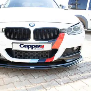 Lip spojler predného nárazníka EuroCap (čierny, pre M-Performance) BMW rad 3 F30/F31 2012–2019 fotografia 4