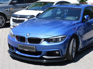 BMW 4 séria F32/F33/F36 2012–2020 Predný nárazníkový lip pre M-Sport (čierny) fotografia 1