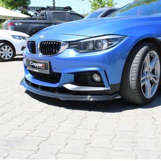 Predný nárazníkový lip pre M-Sport (čierny) BMW 4 séria F32/F33/F36 2012–2020 fotografia 2