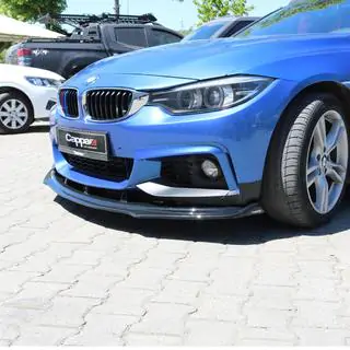 Predný nárazníkový lip pre M-Sport (čierny) BMW 4 séria F32/F33/F36 2012–2020 fotografia 2