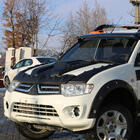 Mitsubishi L200 2006–2015 Deflektor kapoty V1 (ABS) fotografia 4