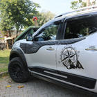Nissan Navara/NP300 2016– Horné lišty dverí (6 ks, ABS) fotografia 1
