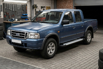Ford Ranger 2002–2006 Bočné nášľapy Allmond Grey (2 ks, hliník) fotografia 1