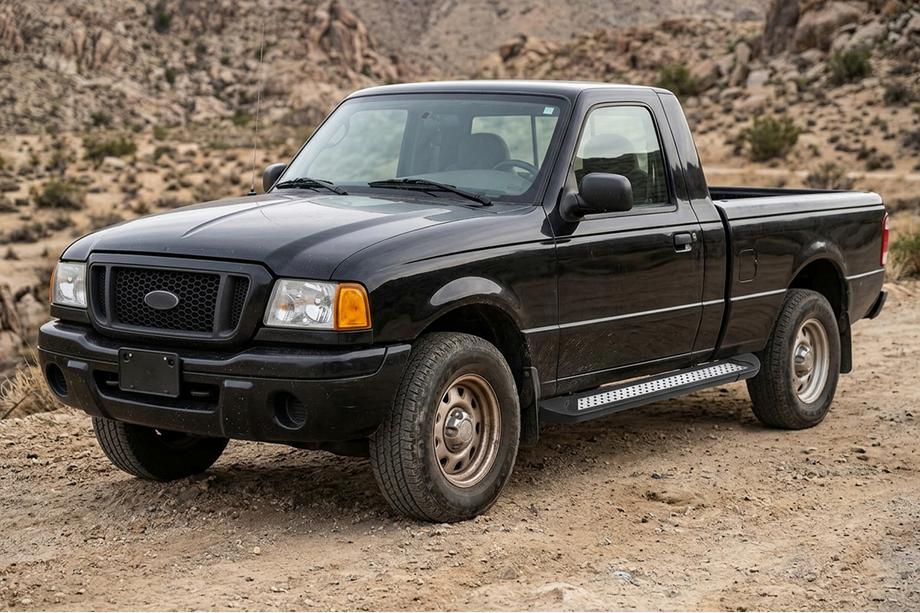 Ford Ranger 2002–2006 Bočné nášľapy Vision New Black (2 ks, hliník) Image