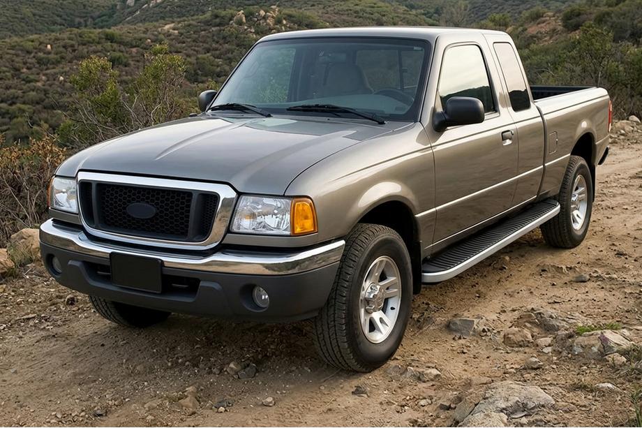 Ford Ranger 2002–2006 Bočné prahy Tayga Grey (2 ks, hliník) Image