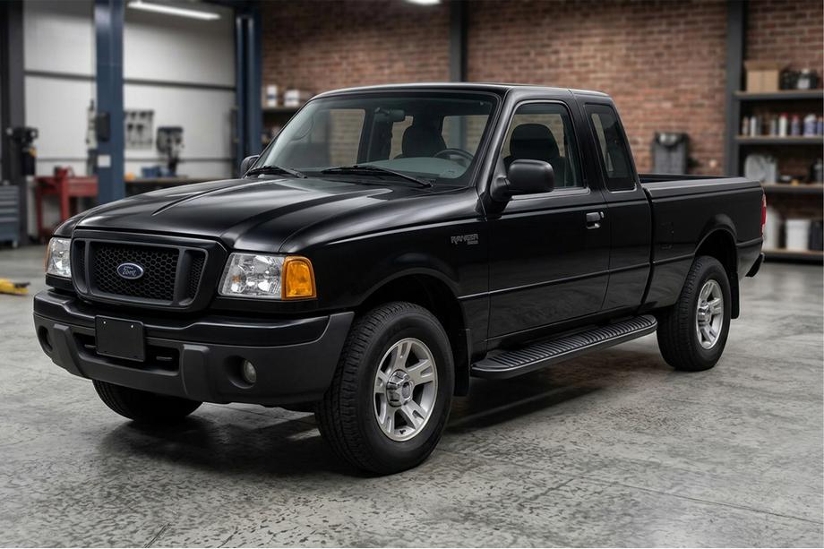 Ford Ranger 2002–2006 Bočné prahy Tayga Black (2 ks, hliník) Image