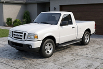 Ford Ranger 2002–2006 Bočné nášľapy Duru (2 ks, hliník) fotografia 1