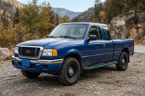Ford Ranger 2002–2006 Bočné nášľapy Maya Blue (2 ks, hliník) fotografia 1
