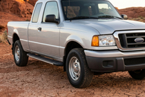 Ford Ranger 2002–2006 Bočné nášľapy Bosphorus Grey (2 ks, hliník) fotografia 1