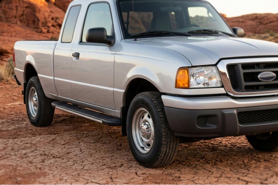 Ford Ranger 2002–2006 Bočné nášľapy Bosphorus Grey (2 ks, hliník) Image