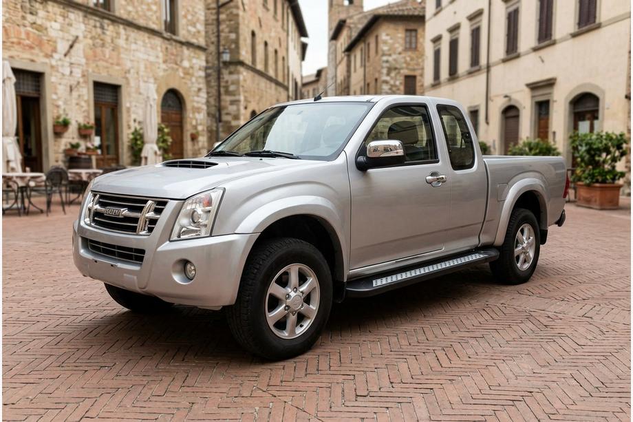 Isuzu D-Max 2002–2011 Bočné nášľapy Vision New Black (2007-2012, 2 ks, hliník) Image
