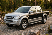 Isuzu D-Max 2002–2011 Tayga Grey bočné nášľapy (2007-2012, 2 ks, hliník) fotografia 1