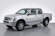 Isuzu D-Max 2002–2011 Bočné nášľapy Line (2007-2012, 2 ks, hliník) fotografia 1