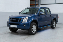 Isuzu D-Max 2002–2011 Bočné nášľapy Maya Blue (2007-2012, 2 ks, hliník) fotografia 1