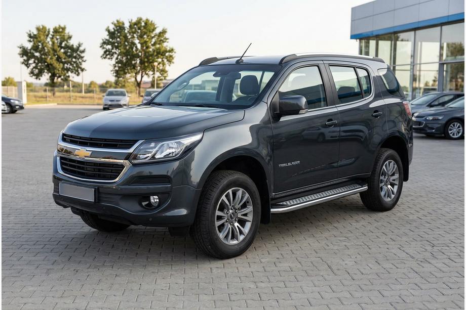 Chevrolet Trailblazer 2012–2019 Bočné prahy Maydos V2 (2 ks, hliník / nehrdzavejúca oceľ) Image