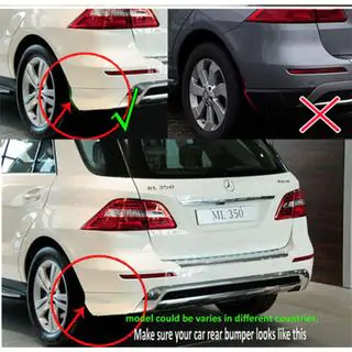 Zadné zásterky pre ML W166 (AMG nárazník) fotografia 4