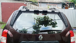 Dacia Duster 2008–2018 3-dielny spojler (ABS) V-1 fotografia 3