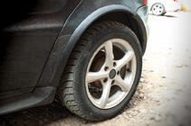 Mercedes A-slass W168 1997–2004 Lemy blatníkov (4 ks, čierne, ABS plast) fotografia 9