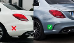 Mercedes C-class W205 2014–2021 Bodykit s difúzorom V1 (AMG C63-designs 2014-2018) fotografia 2