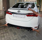 Toyota Corolla 2013–2019 Zadný difúzor V3 (1234 Upgrade) fotografia 1