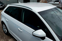Audi A3 2012–2020 Strešné lyžiny (2 ks, hliník) fotografia 17