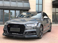 Audi A3 2020– Predný lip spojler (čierny) fotografia 1