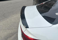 Audi A4 B9 2015–2024 LIP spoiler (1234 Upgrade, čierny) fotografia 3
