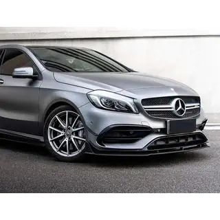 Predný lip spojler (pre AMG-Line / A45 AMG HB 2016-2018, čierny) fotografia 1