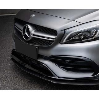 Predný lip spojler (pre AMG-Line / A45 AMG HB 2016-2018, čierny) Mercedes A-сlass W176 2012–2018 fotografia 2