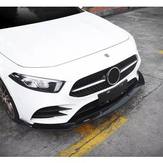 Predný lip spojler (pre AMG-Line 2018-2021, čierny) Mercedes A-class W177 2018– fotografia 2