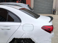 Mercedes A-class W177 2018– LIP spoiler (1234 Upgrade, čierny) fotografia 1