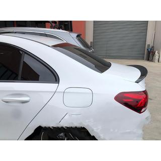 LIP spoiler (1234 Upgrade, čierny) Mercedes A-class W177 2018– fotografia 1