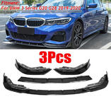 BMW 3. rad G20/G21 2018– Predný lip spojler 1234 Upgrade (čierny) fotografia 1