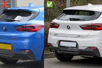 BMW X2 F39 2018–2023 LIP spoiler (1234 Upgrade, čierny) fotografia 8