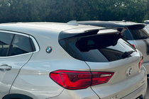 BMW X2 F39 2018–2023 LIP spoiler (1234 Upgrade, čierny) fotografia 2