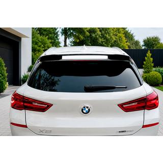 LIP spoiler (1234 Upgrade, čierny) BMW X2 F39 2018–2023 fotografia 1