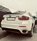 BMW X6 E71 2008–2014 LIP spoiler (1234 Upgrade, čierny) fotografia 1
